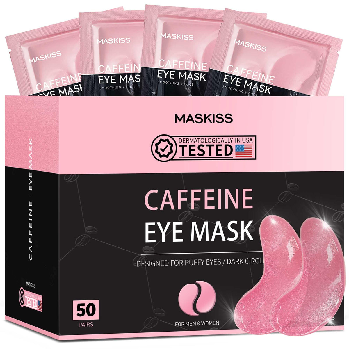 Maskiss Under Eye Patches front view packaging