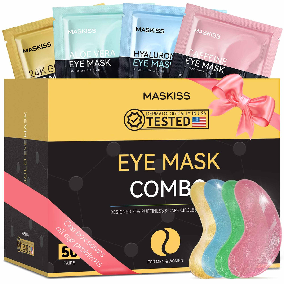 Maskiss Under Eye Patches packaging front view