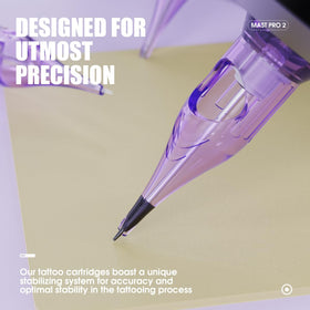 MAST TATTOO Pro2 Tattoo Cartridge Needles detailed view of tip