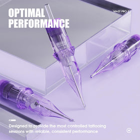 MAST TATTOO Pro2 Tattoo Cartridge Needles grouped in a studio setting