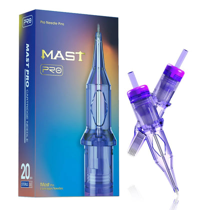MAST TATTOO Tattoo Cartridges 20Pcs assorted sizes front view