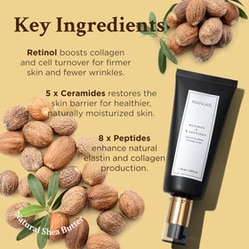 MATKAS Korean Retinol Neck Cream application on skin