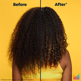 MATRIX A Curl Can Dream Gel application on curly hair