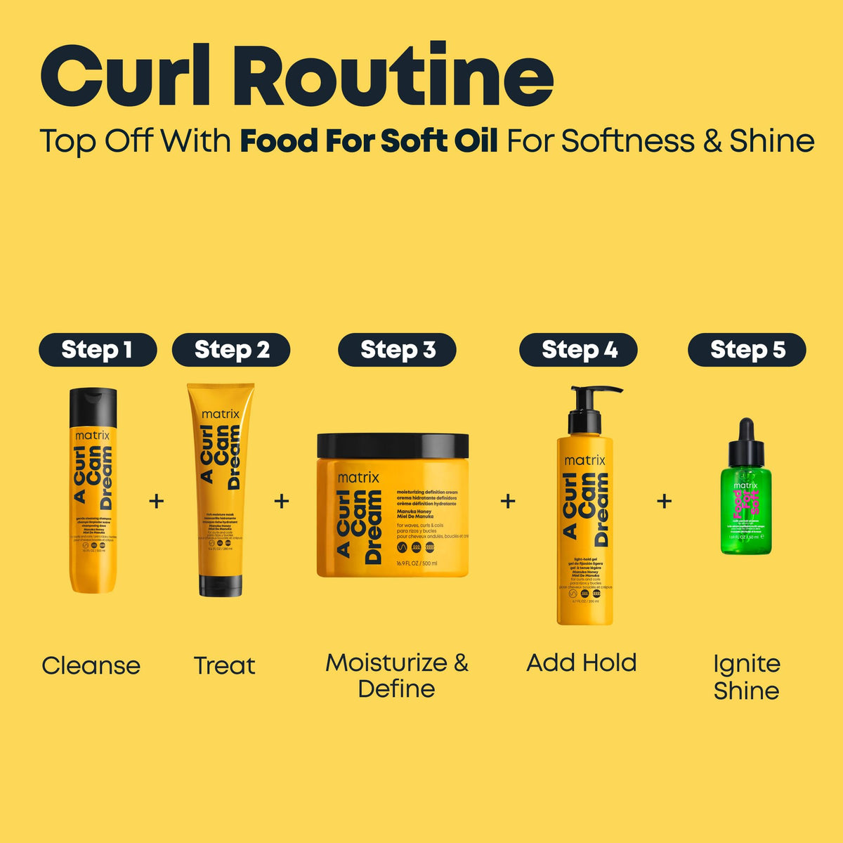 MATRIX A Curl Can Dream Gel in use during hair styling