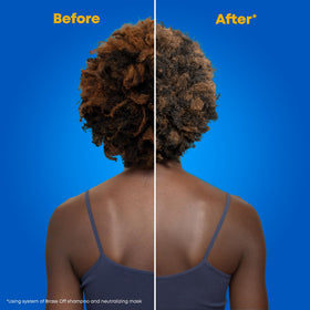 MATRIX Brass Off Neutralizing Hair Mask application instruction