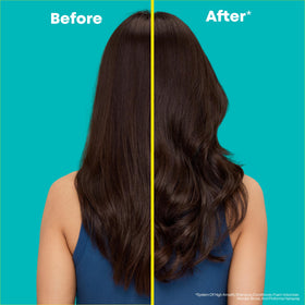 MATRIX High Amplify Firm Hold Hairspray back view with ingredients