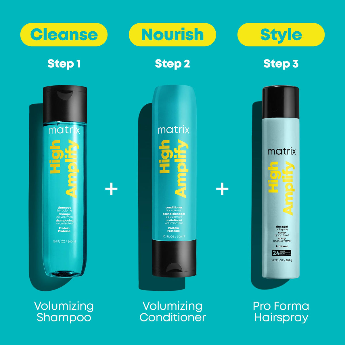MATRIX High Amplify Hairspray packaging details