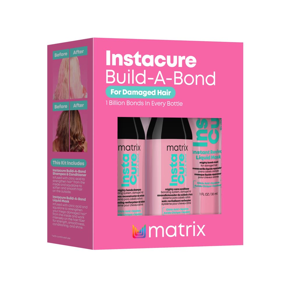 MATRIX Instacure Build-A-Bond Mini Kit front view with packaging