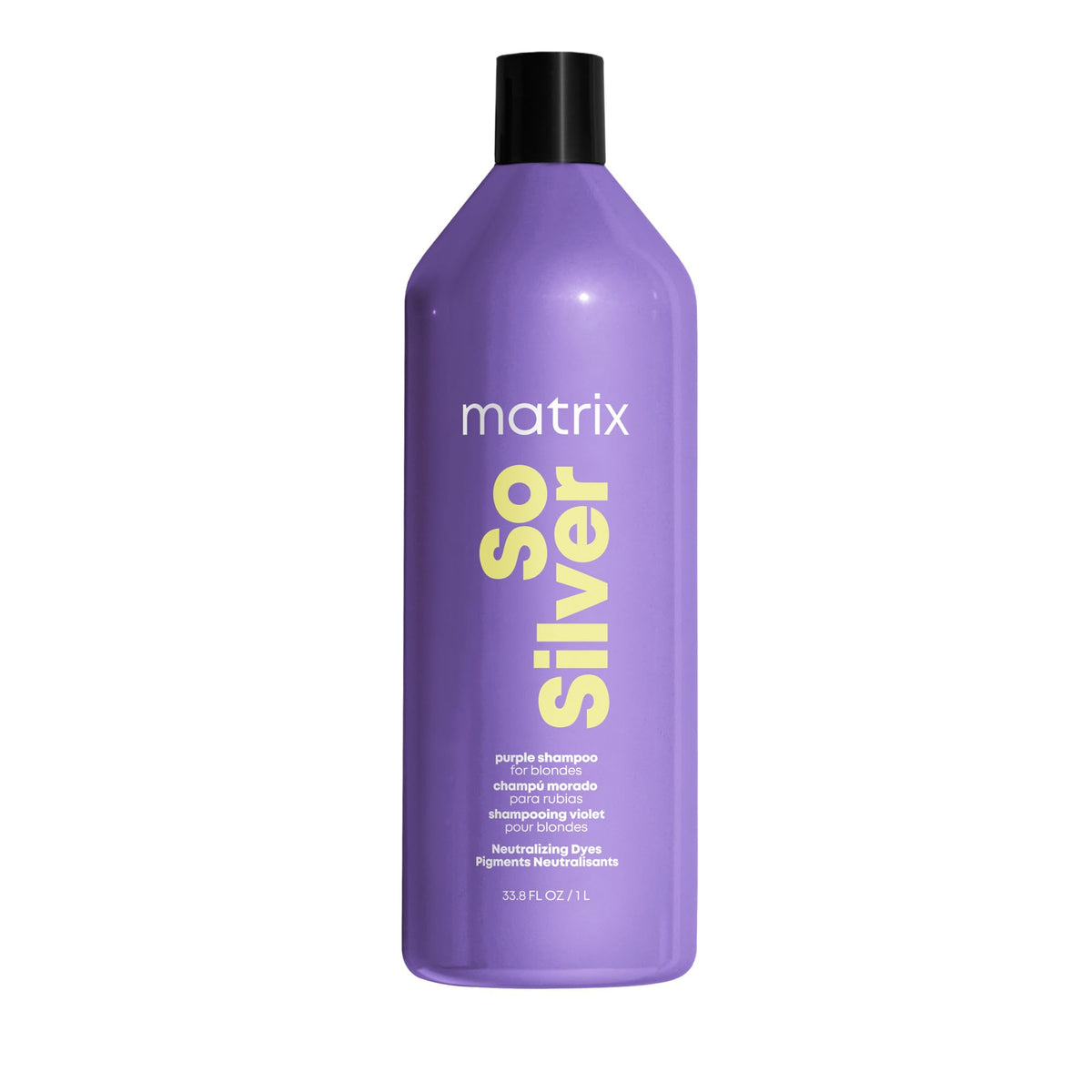MATRIX So Silver Purple Shampoo 33.8 Fl Oz front view