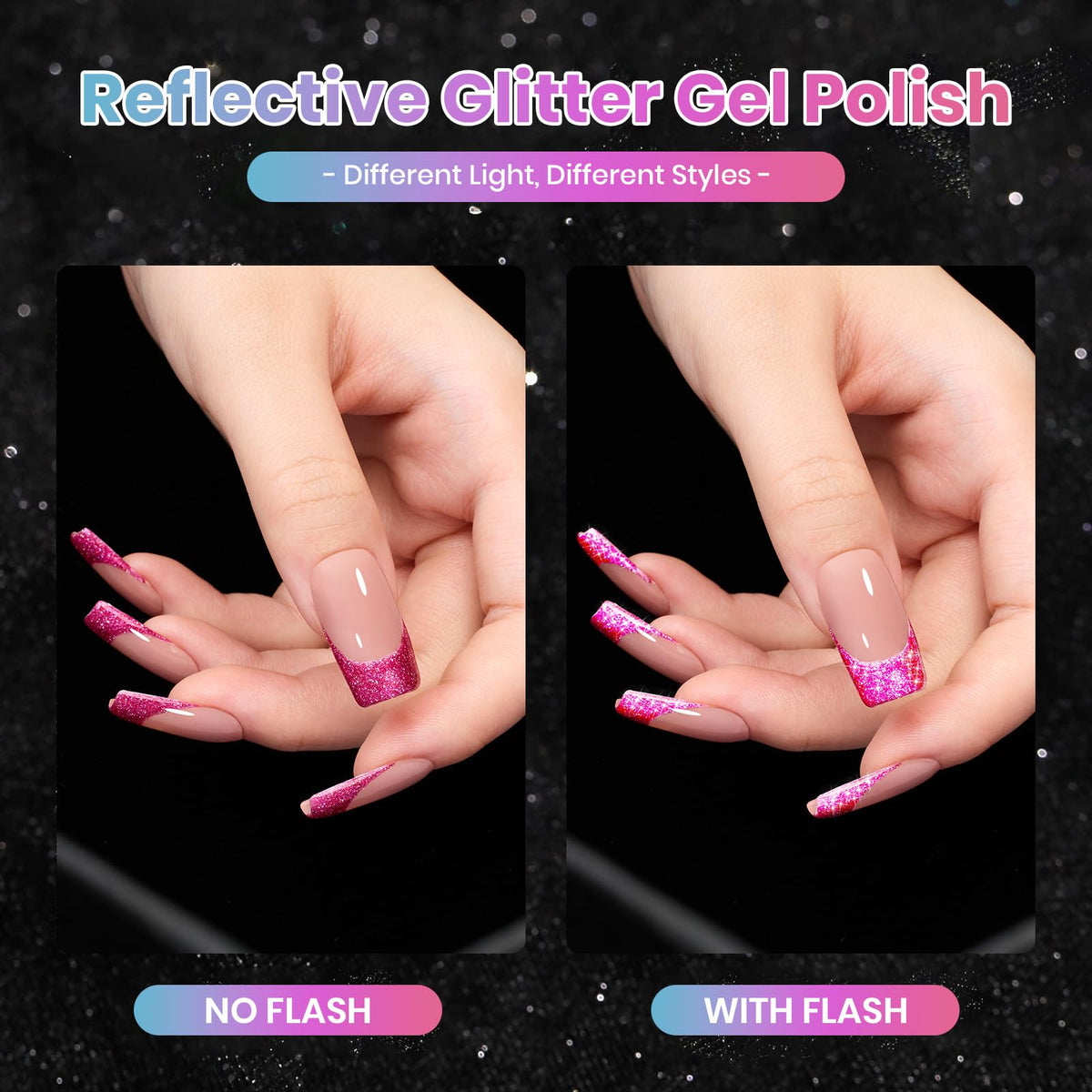 Matte and glossy finishes of beetles gel polish