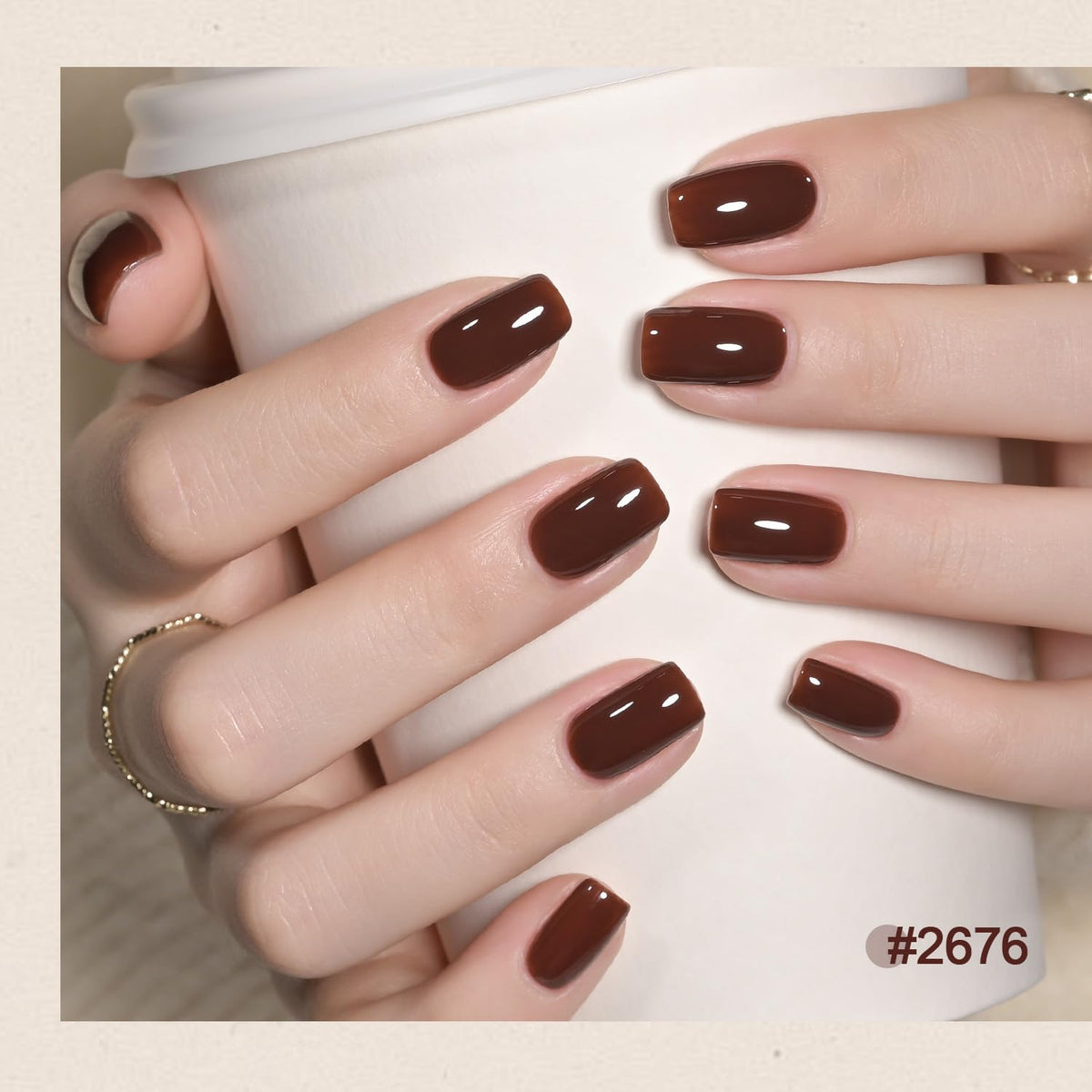 Matte finish nails using GAOY gel polish