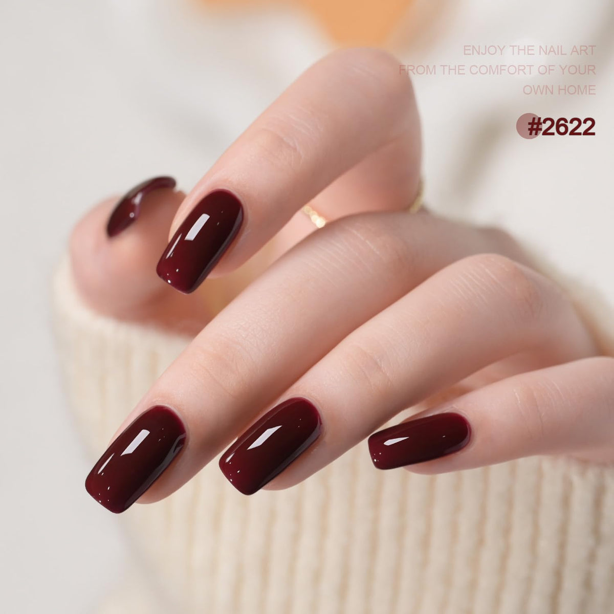 Matte finish on nails using GAOY gel nail polish
