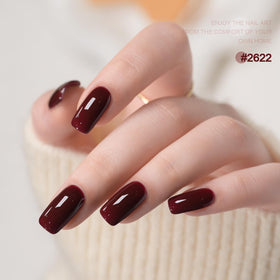 Matte finish on nails using GAOY gel nail polish