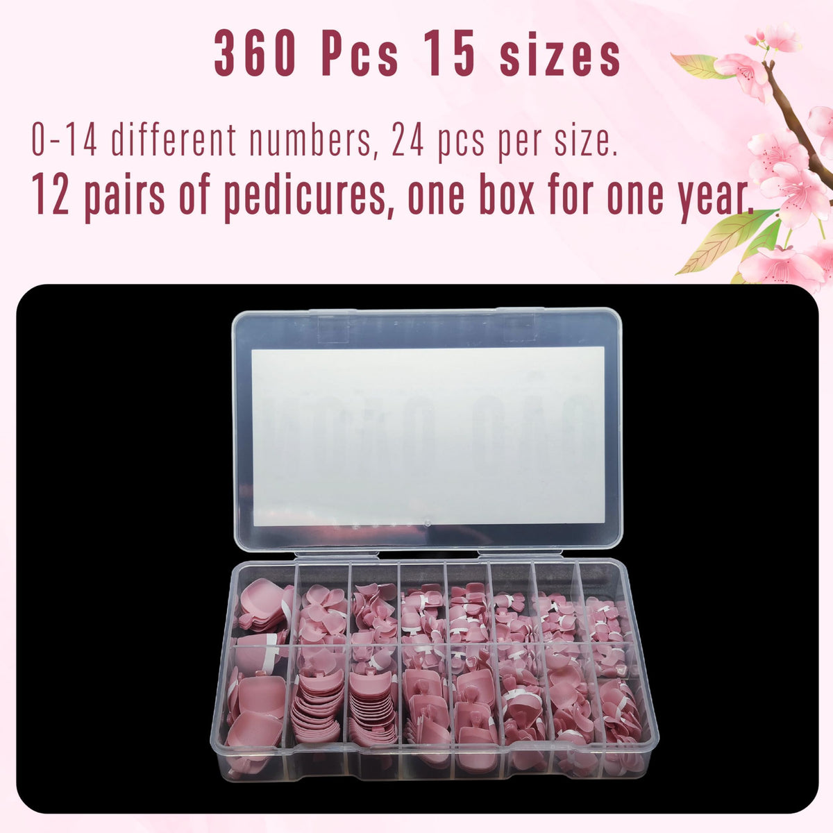 Matte surface of NOVO OVO toenail tips for nail art
