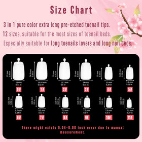 Matte surface of NOVO OVO Toenail Tips for nail art