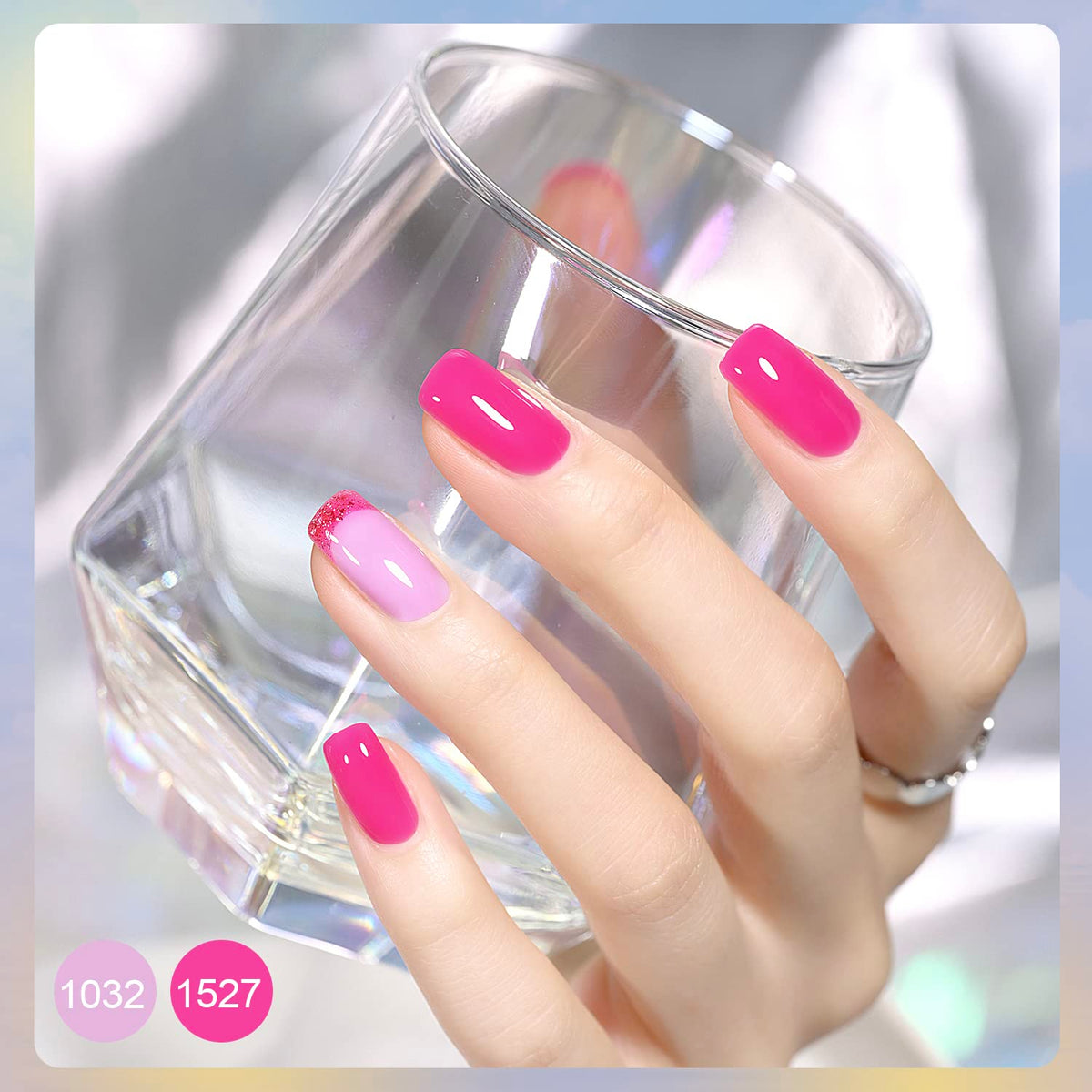 Matte top coat from GAOY gel nail polish set