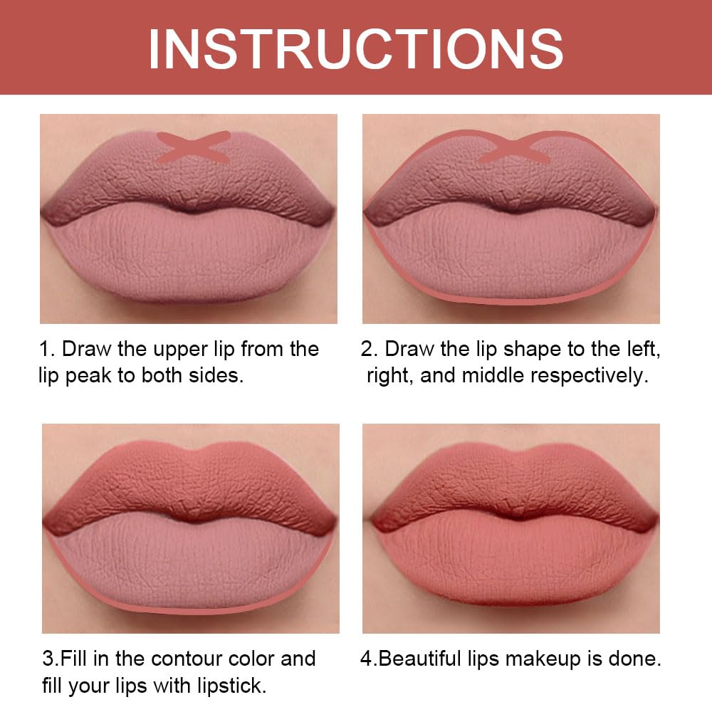Matte velvet finish of Kaely lipstick on lips