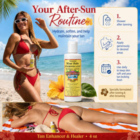Maui Babe After Browning Lotion 4 Fl Oz bottle open