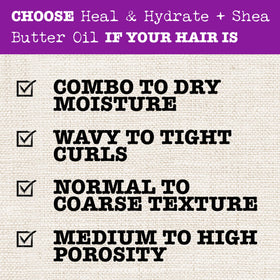 Maui Moisture Heal & Hydrate Shea Butter Shampoo texture close-up