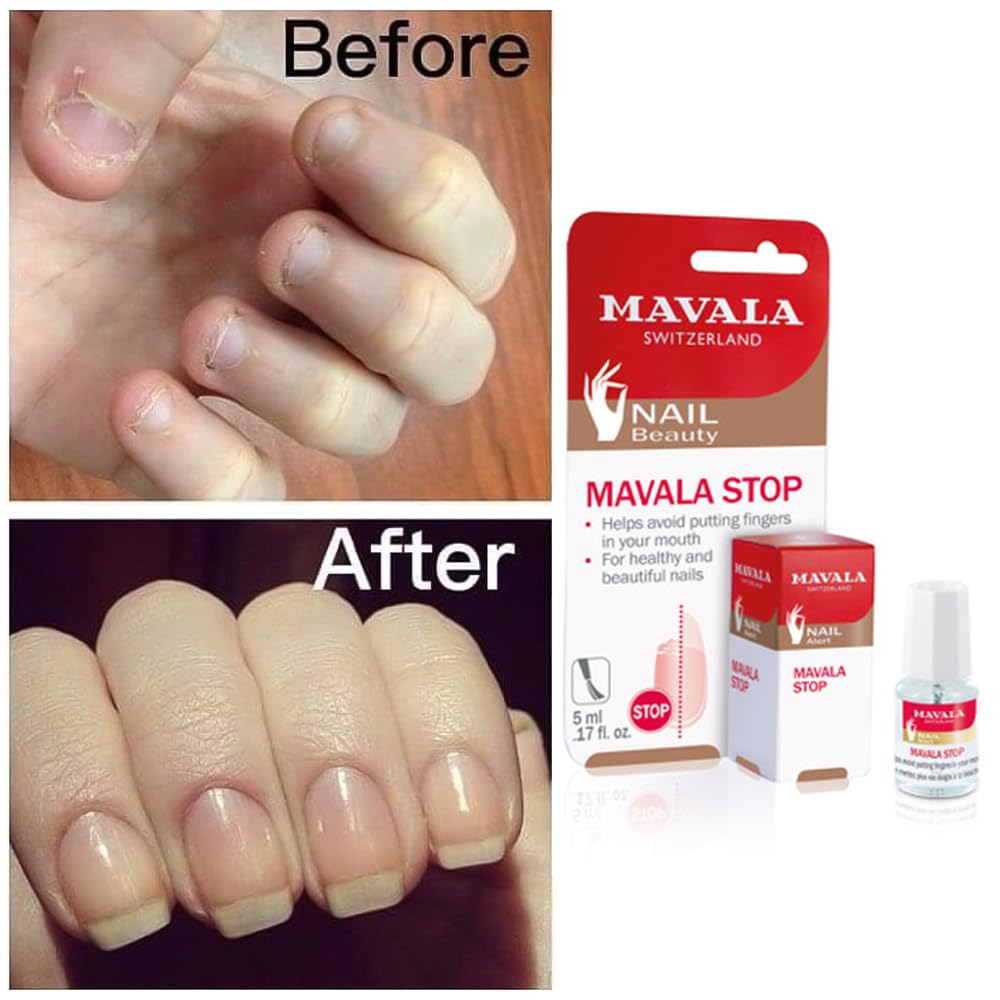 MAVALA Stop Nail Care bottle with clear enamel appearance