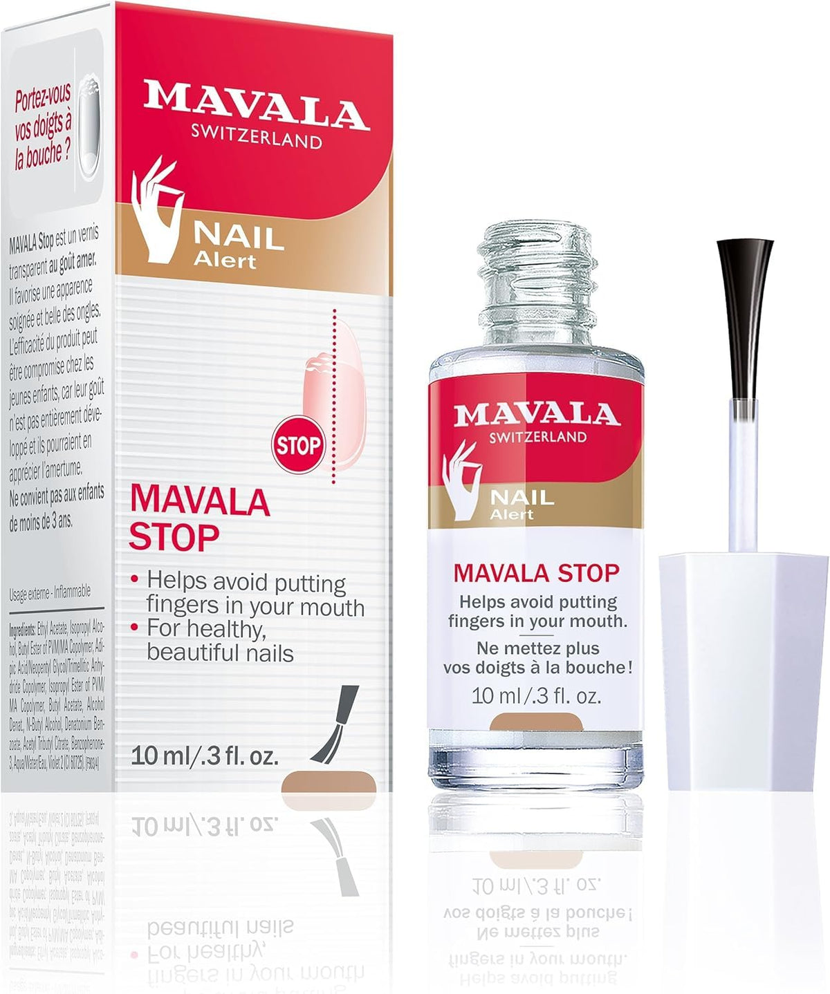 MAVALA Stop Nail Polish 0.3 Fl Oz front view