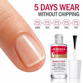 MAVALA Stop Nail Polish packaging side view