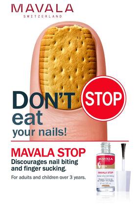 MAVALA Stop Nail Polish with a child applying it