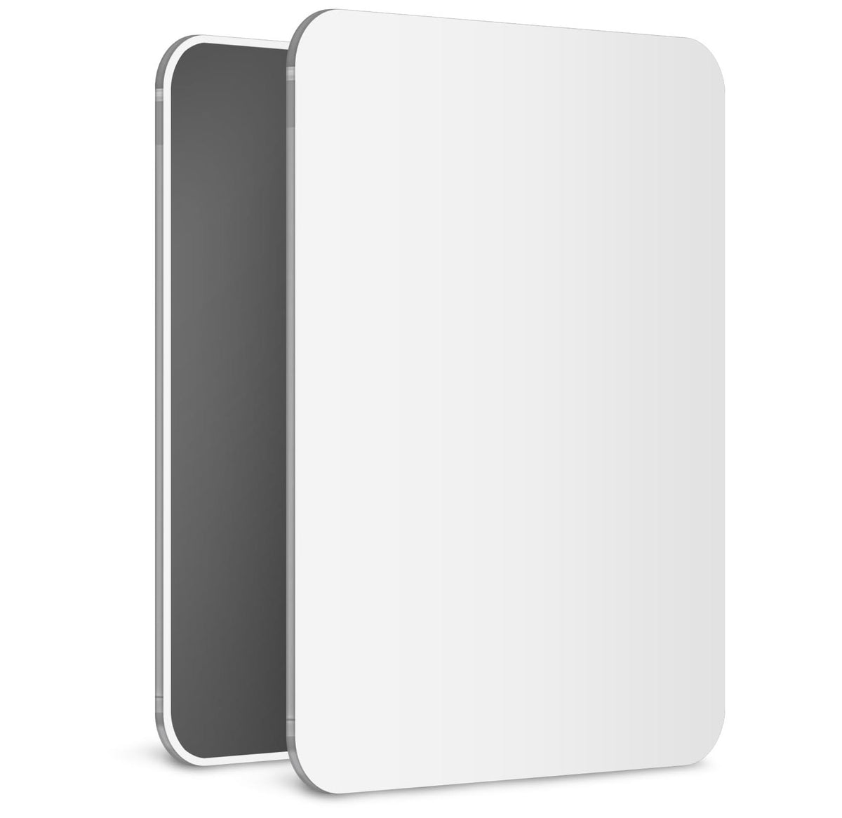 Mavoro 7x9 Magnetic Locker Mirror front view with rounded corners