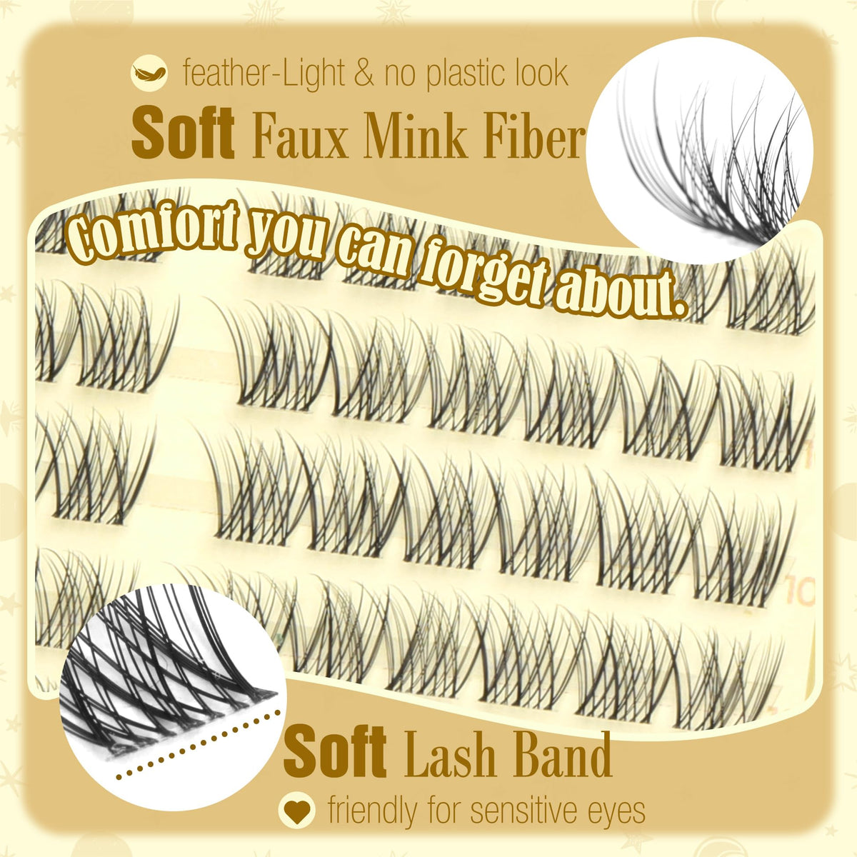 Mavphnee easy-grip tweezers for lash application