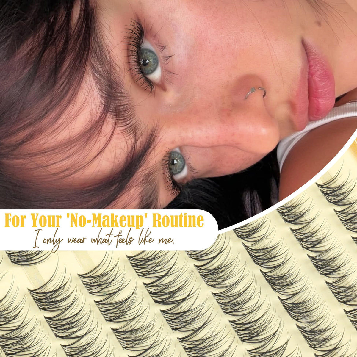 Mavphnee eyelash clusters in 8mm, 10mm, and 12mm lengths