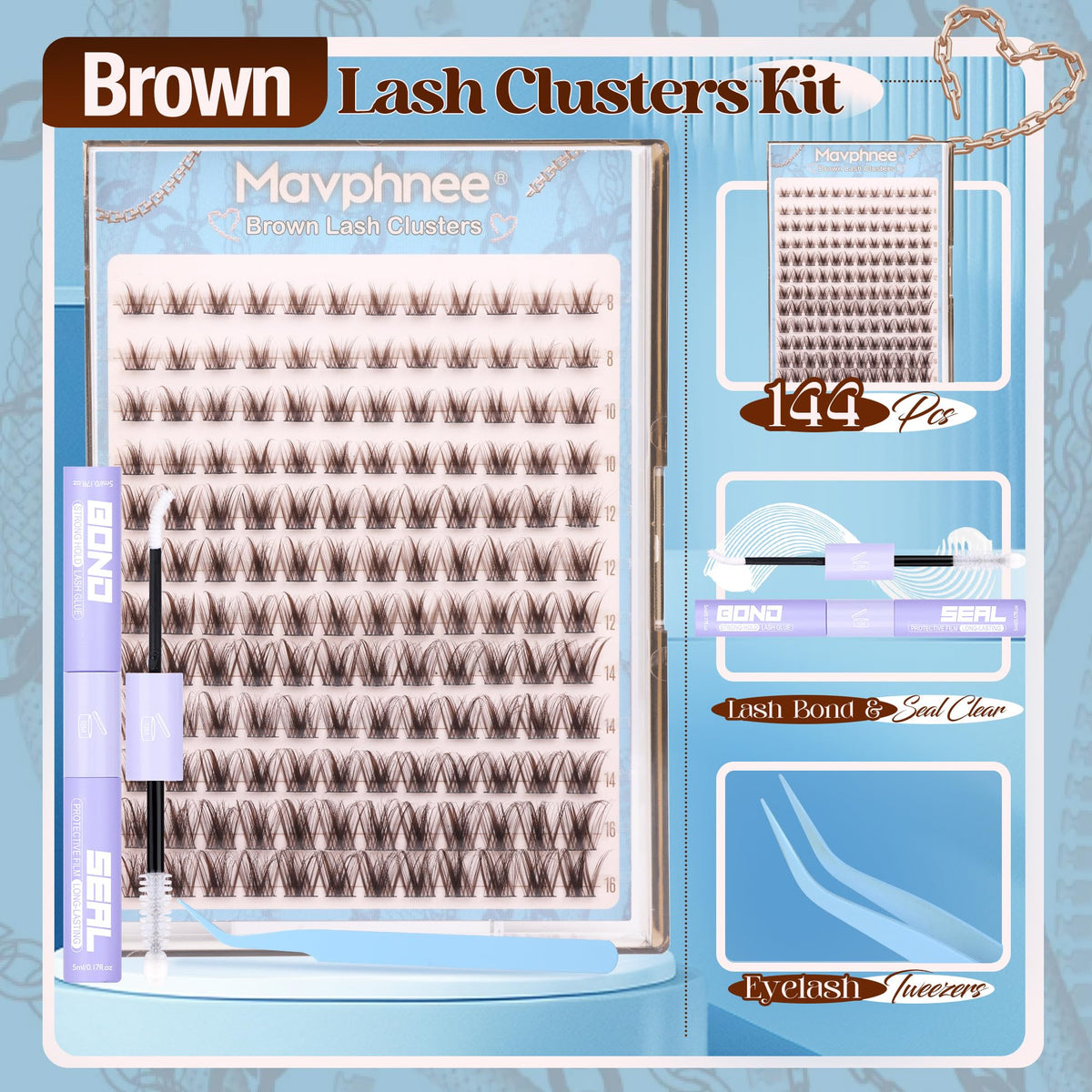 Mavphnee lash bond and seal adhesive tube