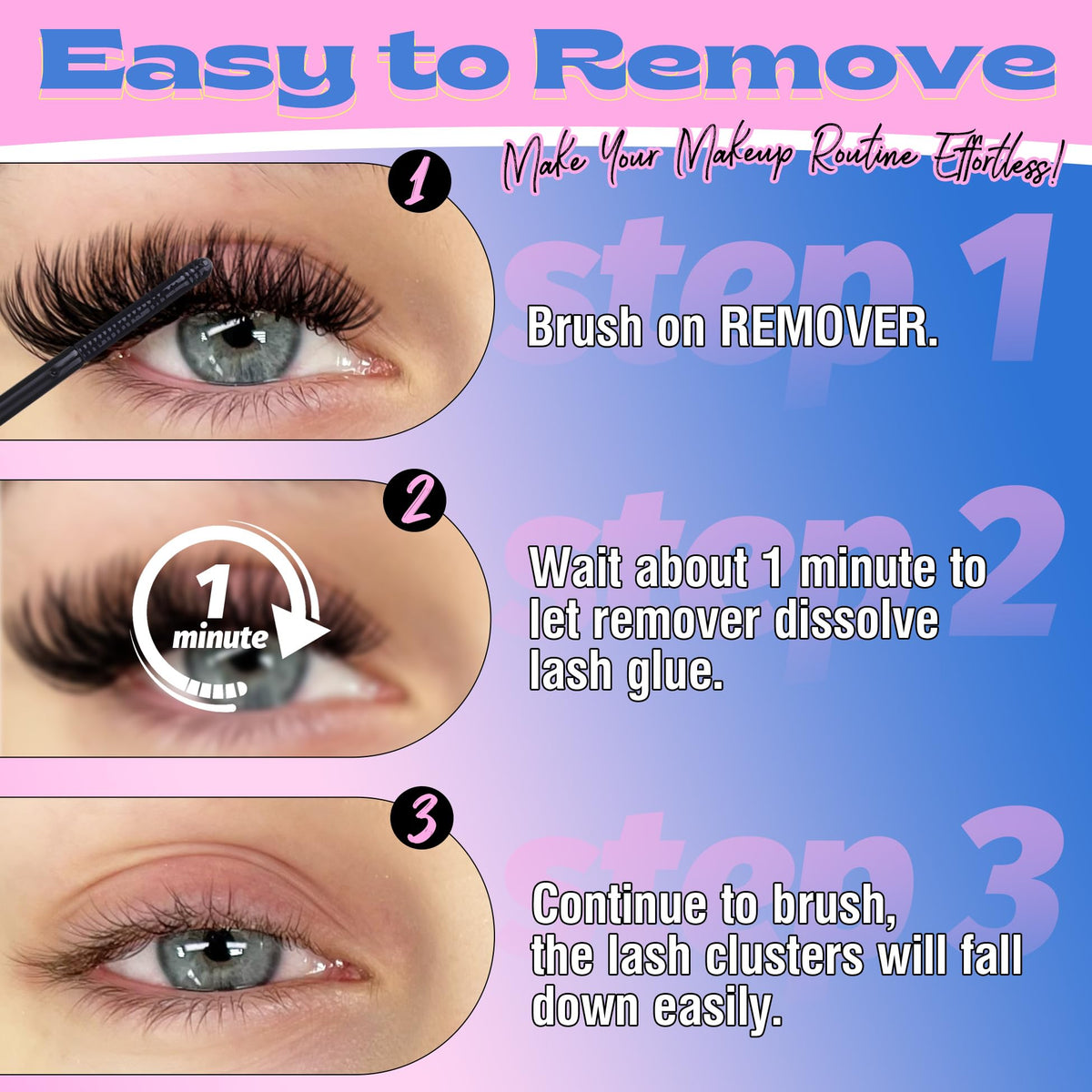 Mavphnee Lash Bond and Seal Kit with false lashes displayed