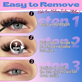 Mavphnee Lash Bond and Seal Kit with false lashes displayed