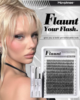 Mavphnee lash clusters in various lengths from 8-18mm