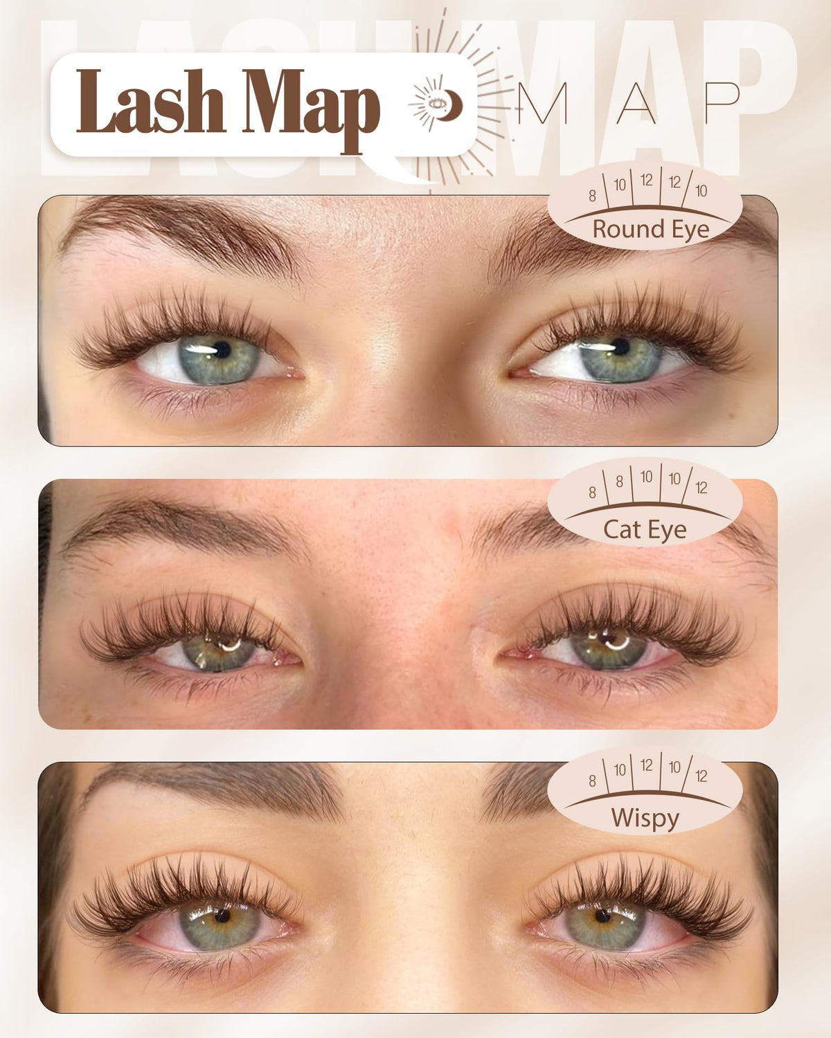 Mavphnee lash clusters kit showing individual lashes