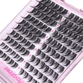 Mavphnee lash clusters showing side spiky design