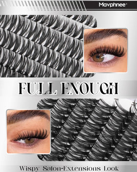 Mavphnee lash glue and tweezers included in the kit