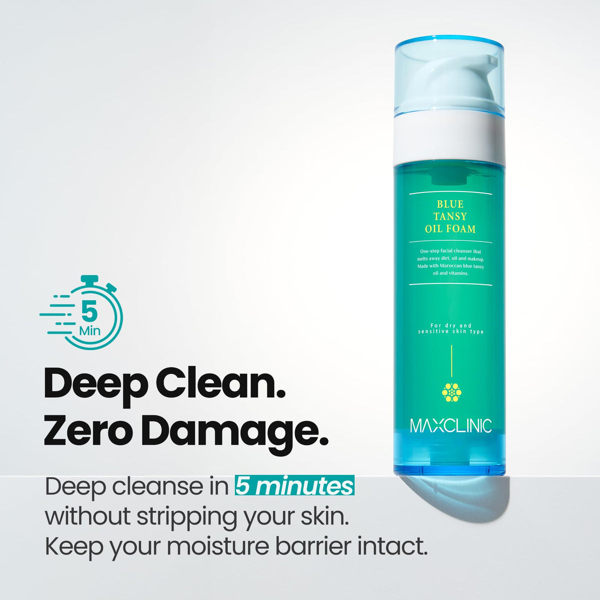 MAXCLINIC Blue Tansy Oil To Foam Cleanser ingredients list