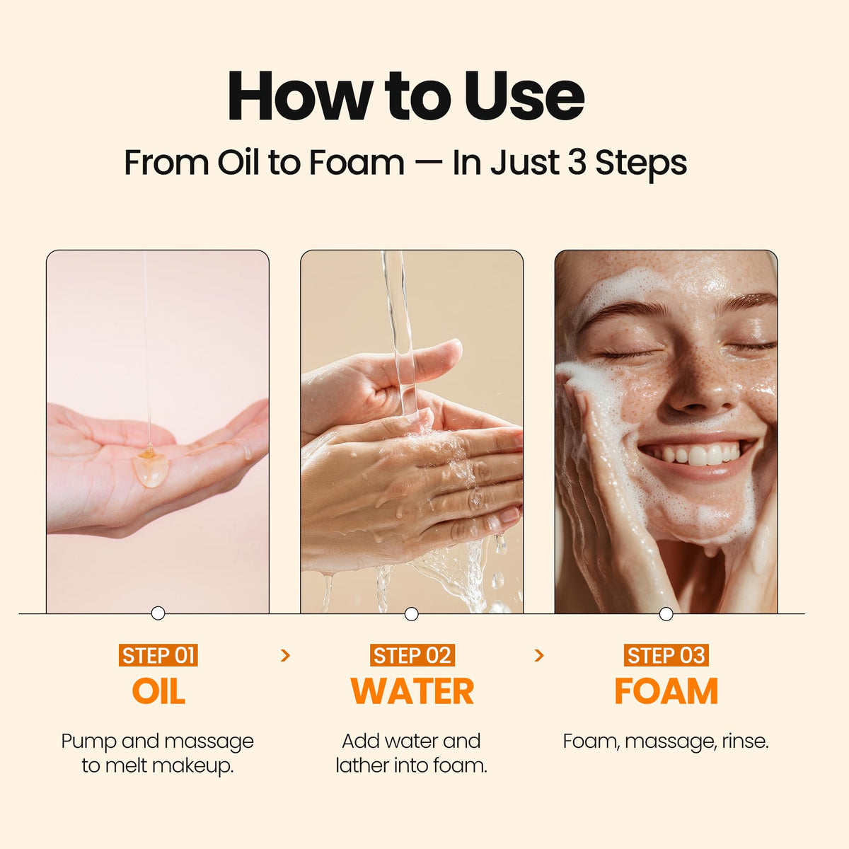 MAXCLINIC K Beauty Calendula Biome Oil To Foam Cleanser side view
