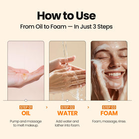 MAXCLINIC K Beauty Calendula Biome Oil To Foam Cleanser side view