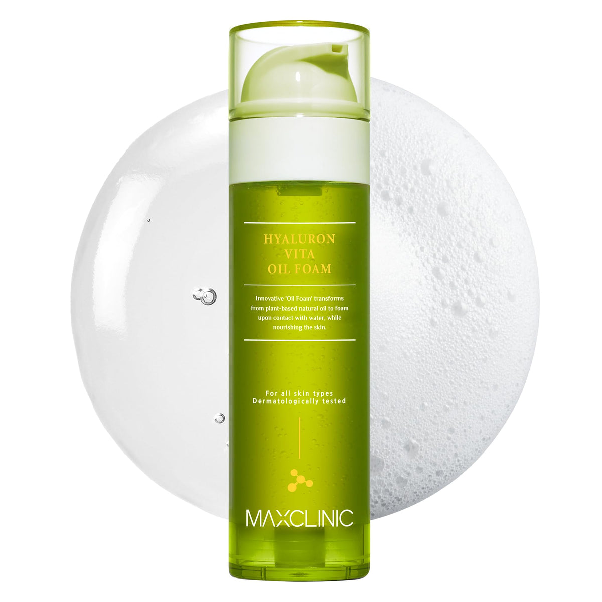 MAXCLINIC K Beauty Hyaluron Vita Oil To Foam Cleanser front view