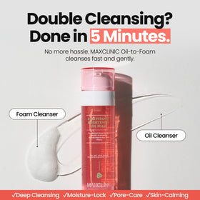 MAXCLINIC Rose Vitamin Oil To Foam Cleanser back view