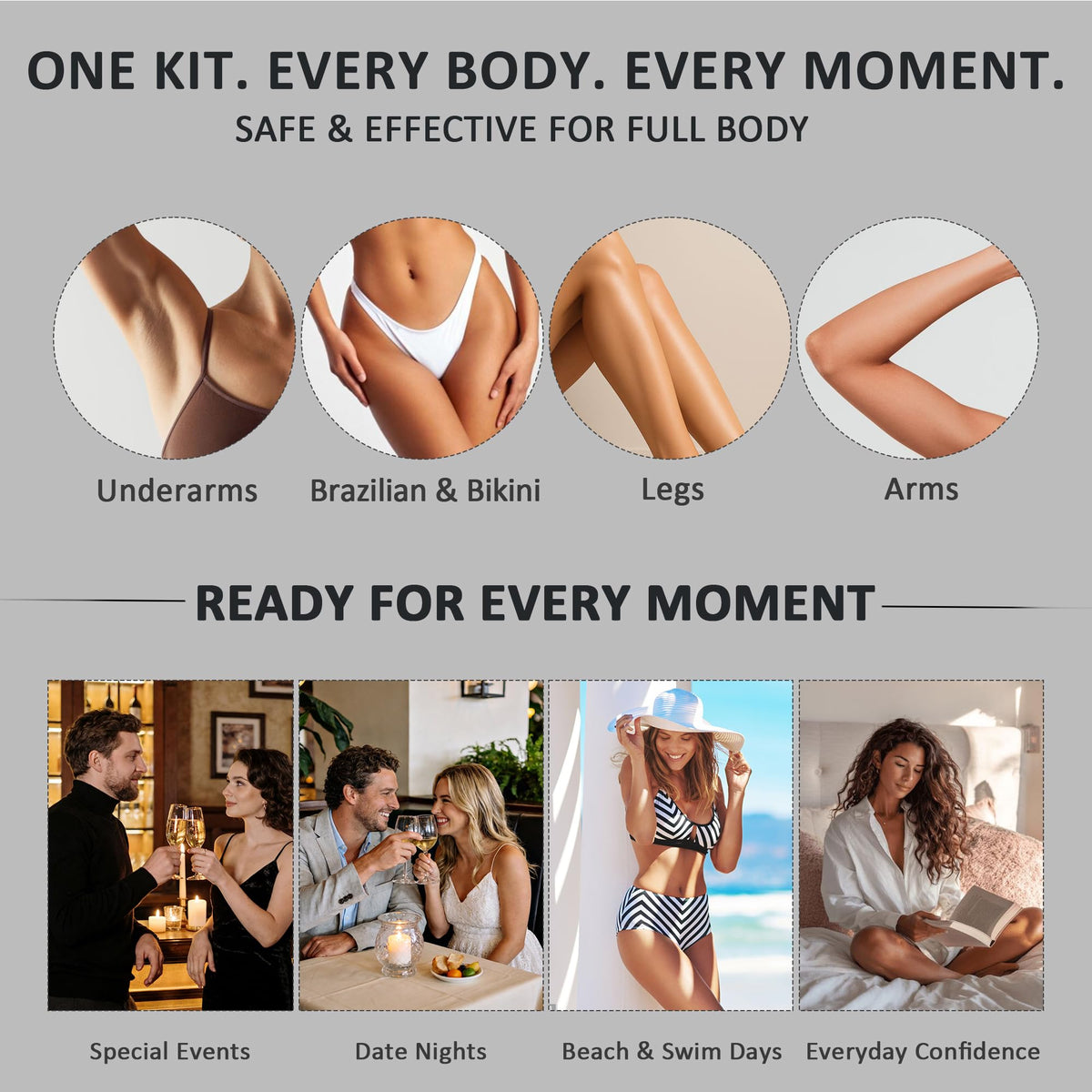Maxpearl Digital Waxing Kit coconut wax beads for delicate areas