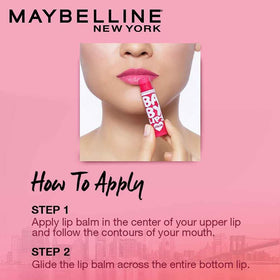 MAYBELLINE Baby Lips Color Lip Balm Cherry Kiss close-up of the balm