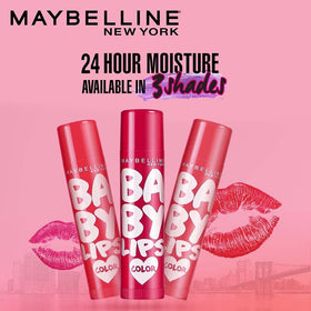 MAYBELLINE Baby Lips Color Lip Balm Cherry Kiss in a lifestyle setting