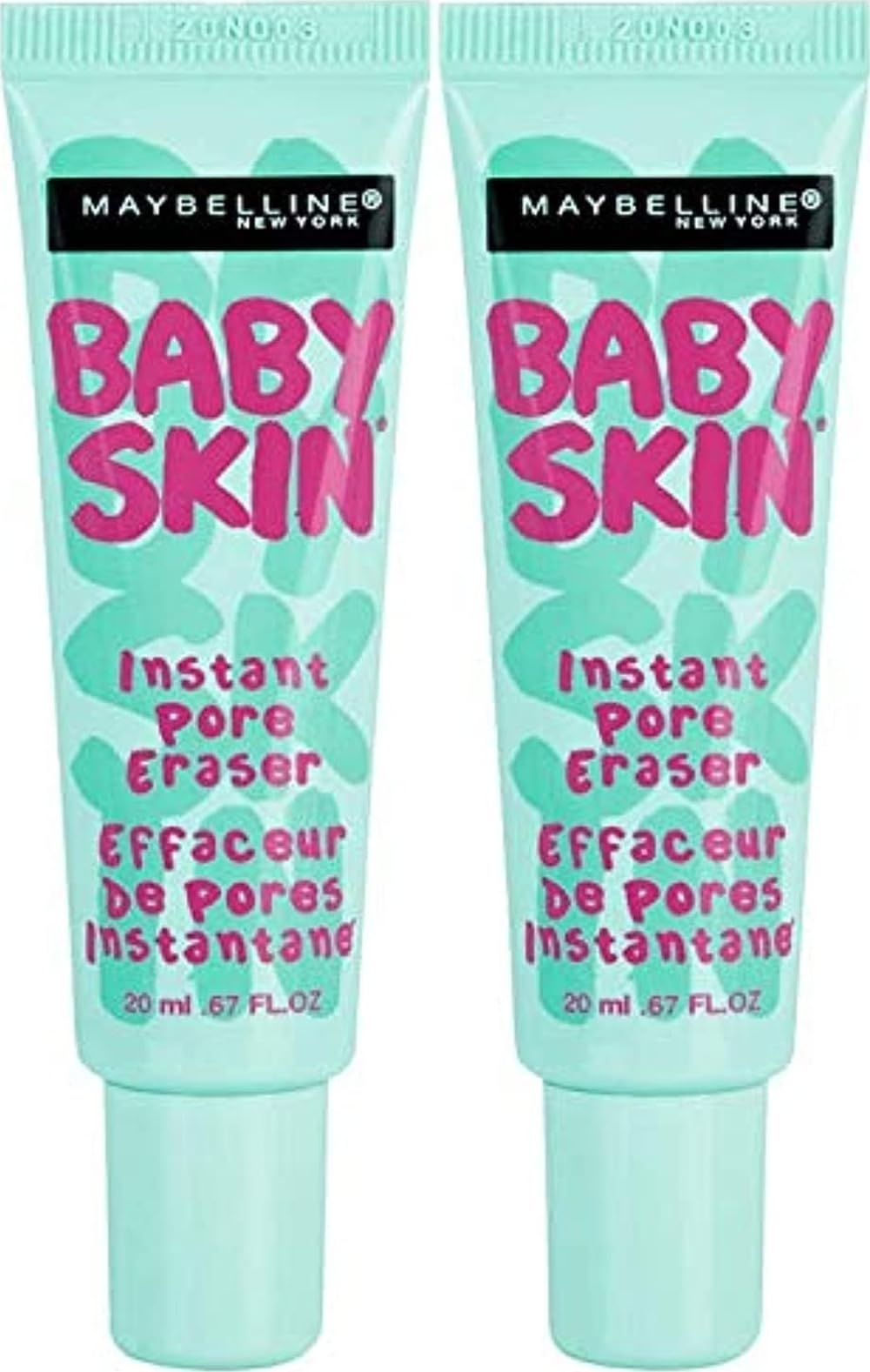 MAYBELLINE Baby Skin Instant Pore Eraser Primer front view in packaging