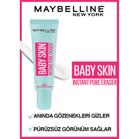 MAYBELLINE Baby Skin Primer application on skin