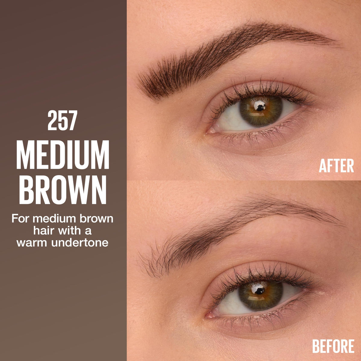 MAYBELLINE Brow Inserts eyebrow pen and gel dual-ended