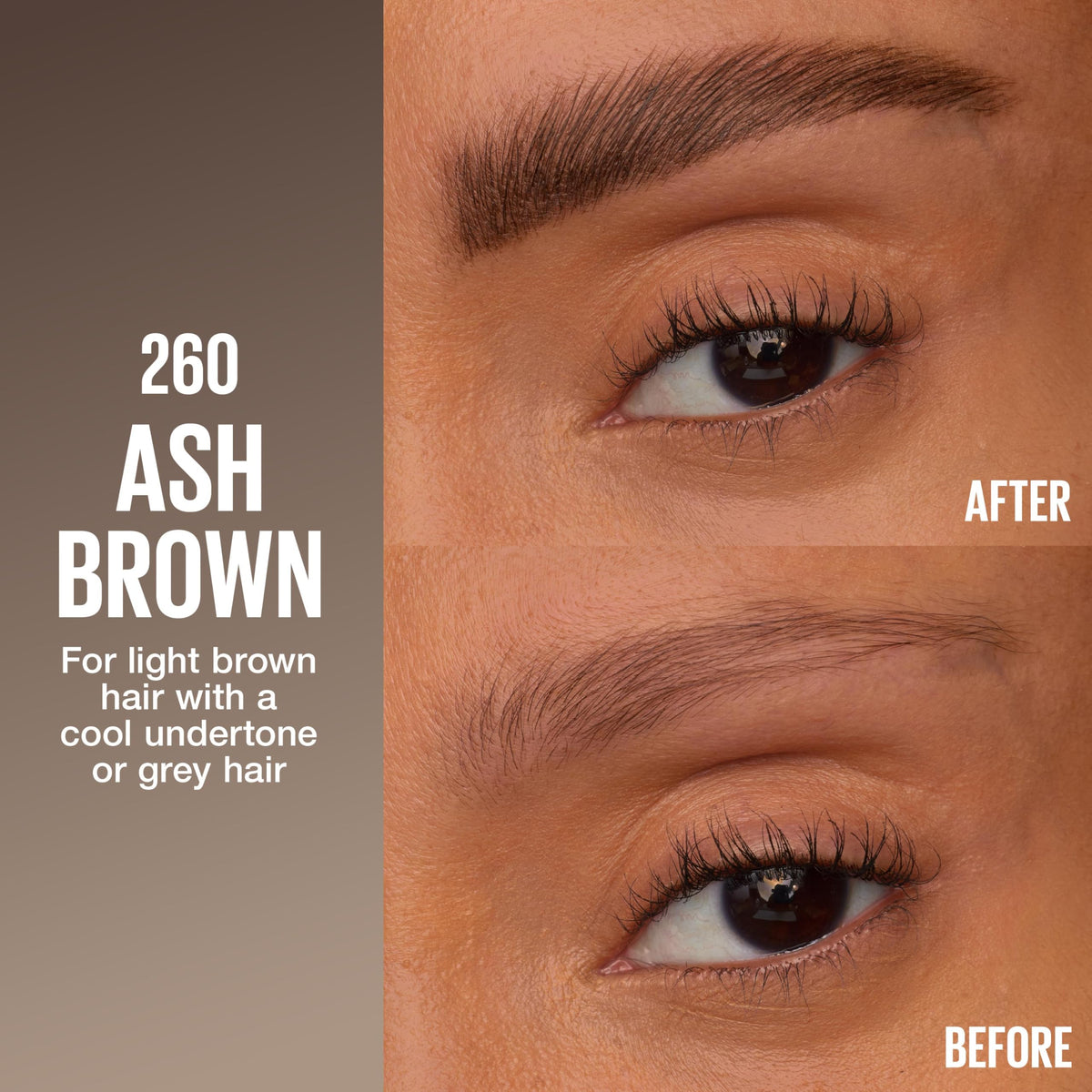 MAYBELLINE Brow Inserts Eyebrow Pen Ash Brown micro-needle tip