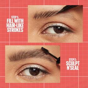 MAYBELLINE Build-A-Brow 2-in-1 Brow Pen and Gel packaging